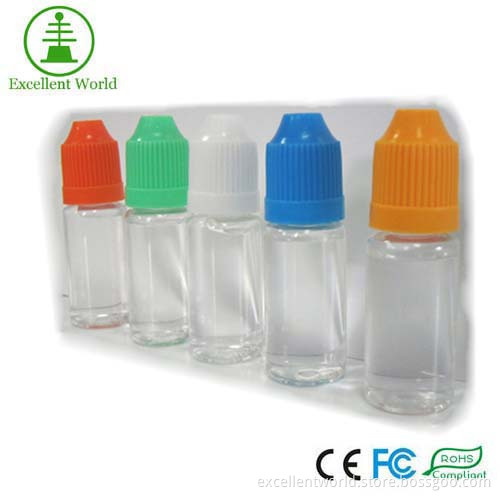 E Cigarette 10ml Empty Plastic Bottles for Eliquid